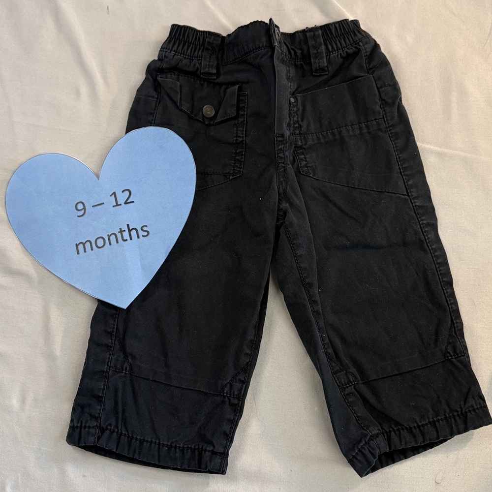 Mexx - Black Casual Cotton Blend Bottoms with Elastic Waistband
